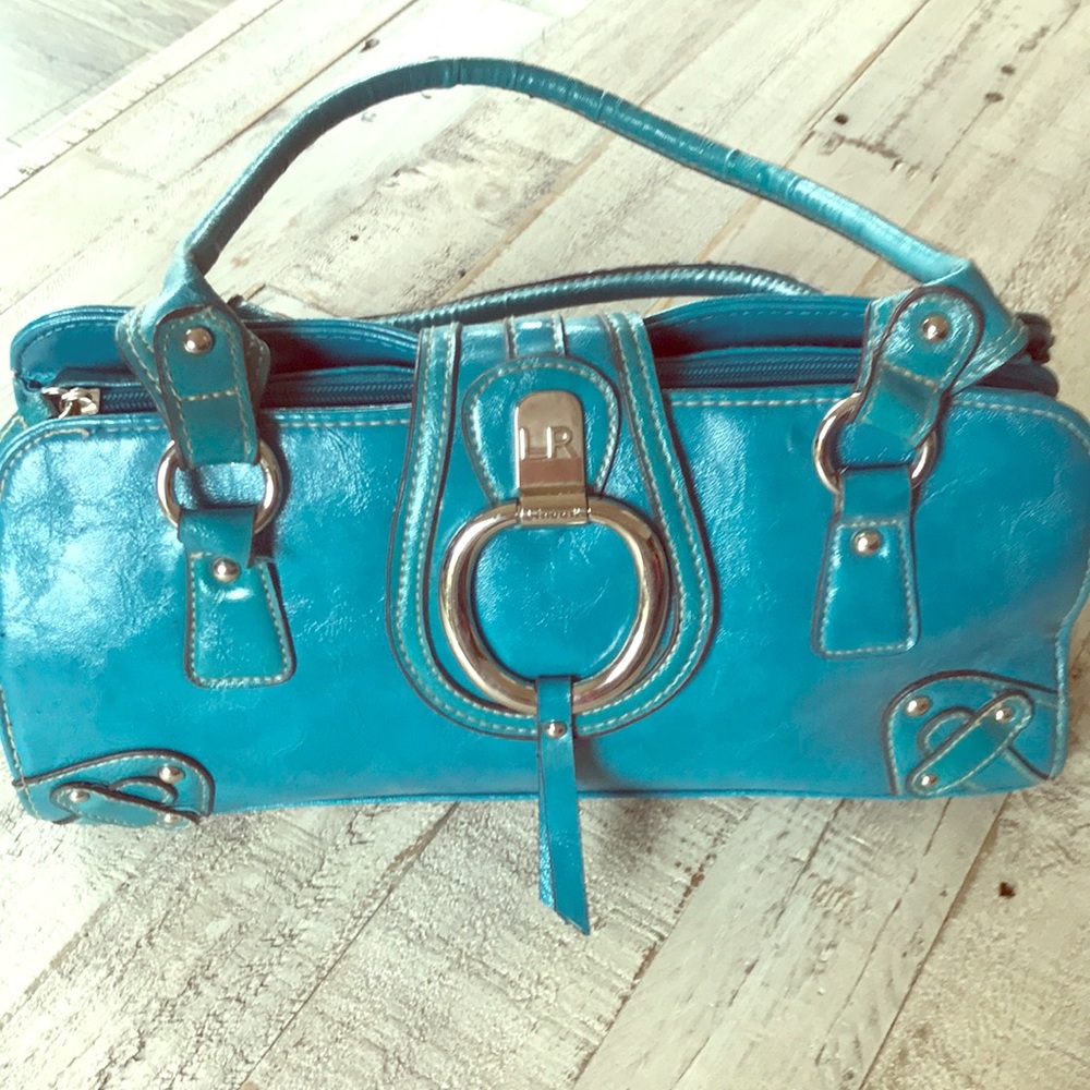 Small Blue purse by Linear